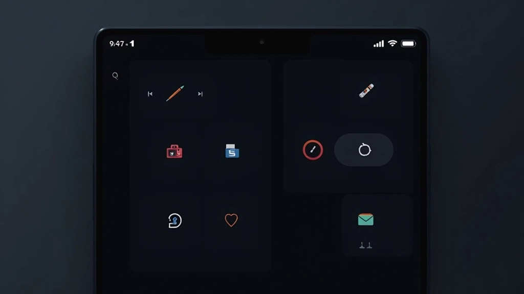 Icon-System in einer vollständig implementierten Dual-Theme-Anwendung