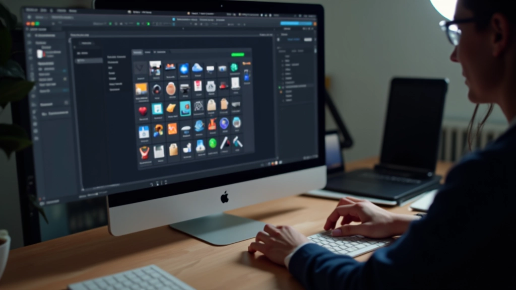 Verschiedene Icons in dunklem und hellem Modus nebeneinander