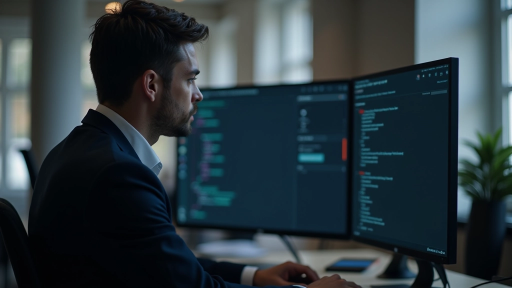 Vergleich zwischen Dark Mode und Light Mode Textlesbarkeit auf Bildschirm