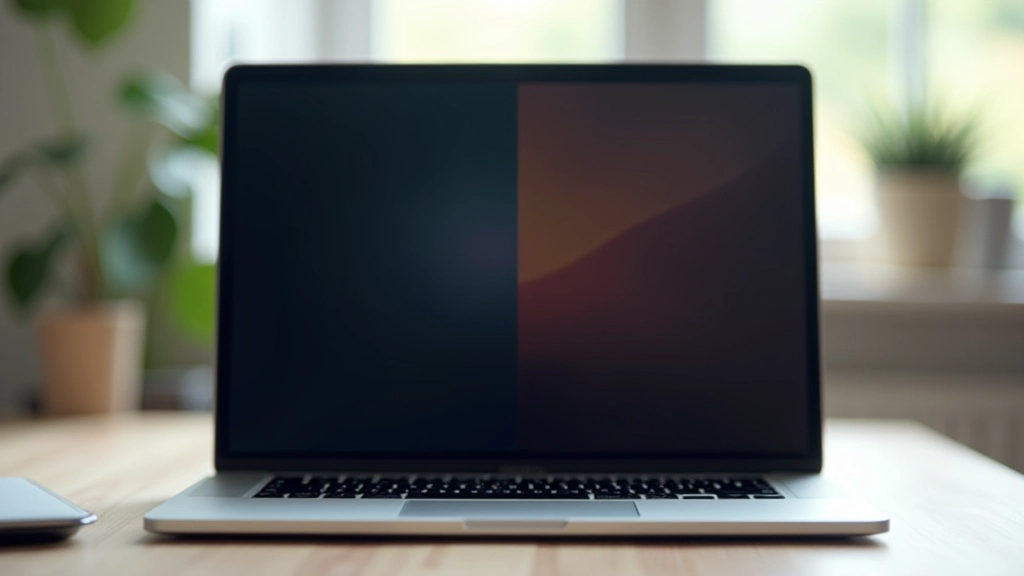 Split-Screen zeigt schlechte Kontrast-Beispiele neben guten Kontrast-Beispielen