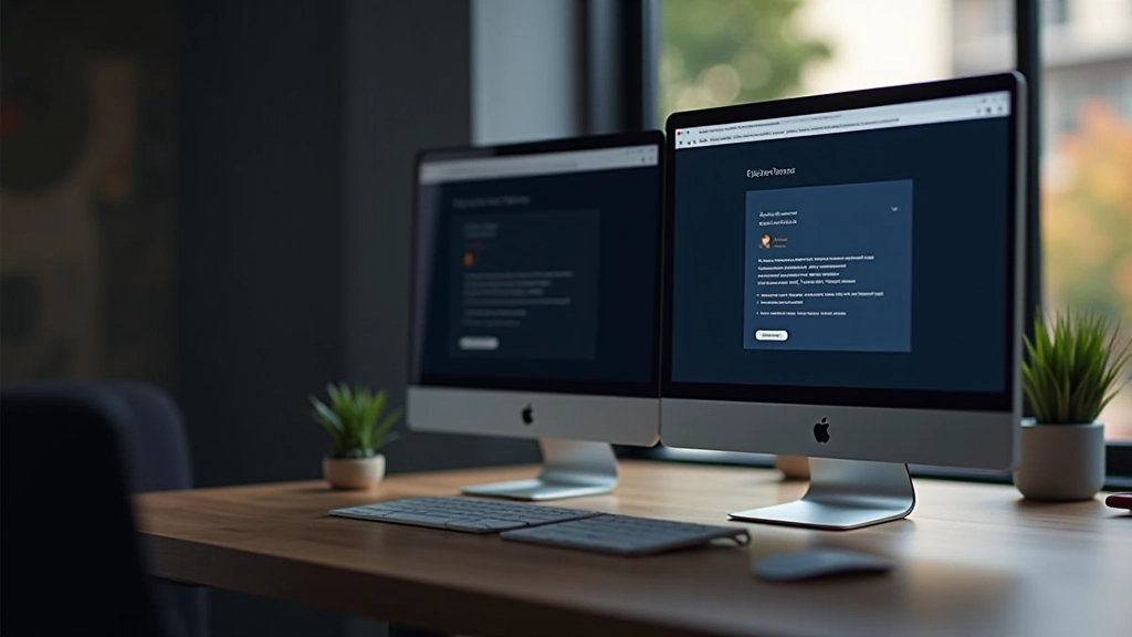 Split-Screen-Ansicht eines Interfaces mit Light-Mode links und Dark-Mode rechts, deutliche Farbunterschiede